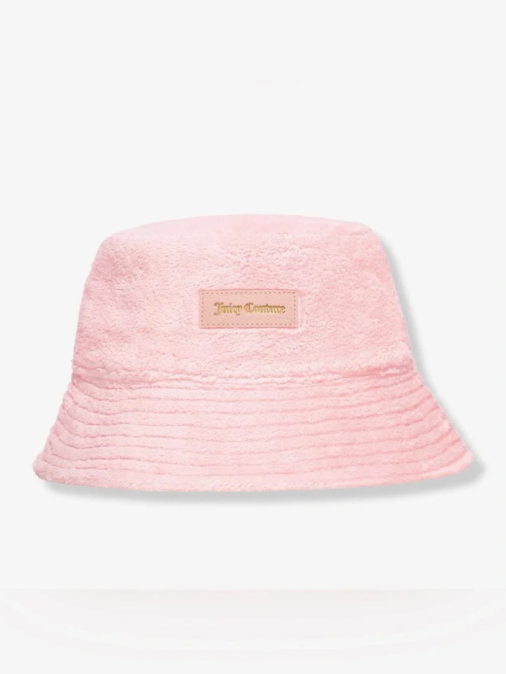 Juicy Couture Women’s Pink Fuzzy Bucket Hat